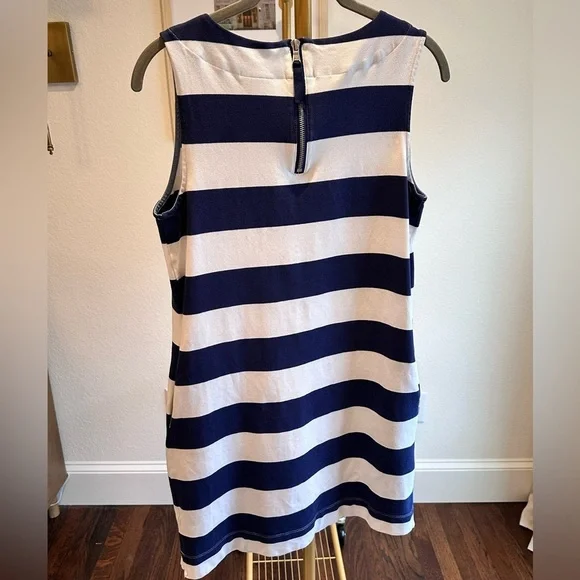 Vineyard Vines x Target Blue and Whited Striped Nautical Preppy Dress- Size S - Picture 4 of 5